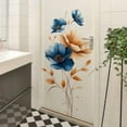 thumbnail image 1 of Uuiauoio Flower Wall Art Stickers Wall Decals for Living Room Bedroom TV Background Decor ，Hand Drawn Orchid Art Wall Stickers Bedroom Living Room Background Decoration Wall Stickers, 1 of 5