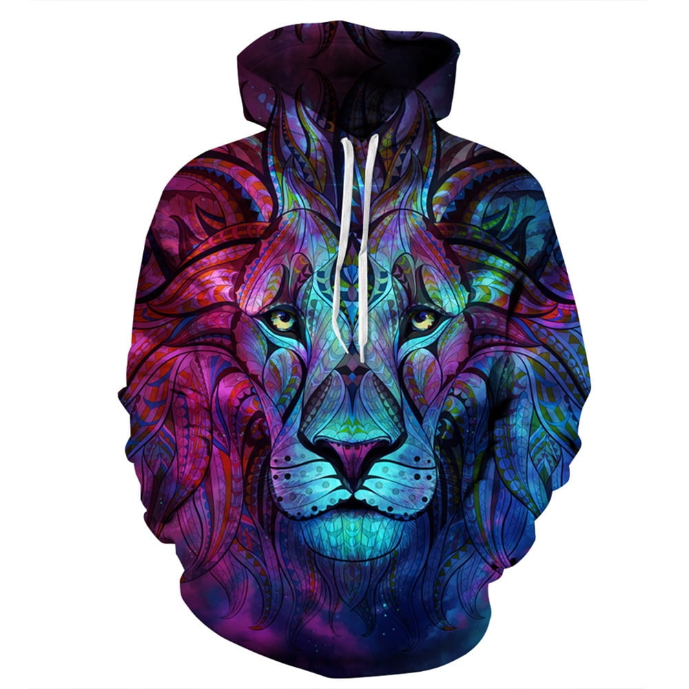 LIUguoo Men Women 3D Printed Hoodie Long Sleeve Hooded Sweatshirt Casual Pullover Hoodie with Big Pockets Plus Size LIUguoo Men Women 3D Printed Hoodie Long Sleeve Hooded Sweatshirt Casual Pullover Hoodie with Big Pockets Plus Size