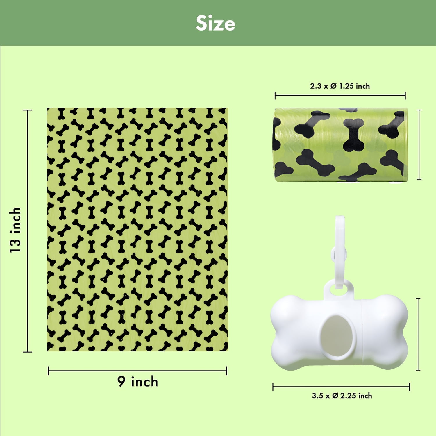 PayUSD Dog Poop Bags Dog Waste Bags with Dispenser 40 Rolls 800 Counts Extra 1.5C Thickness