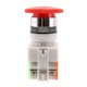 thumbnail image 2 of 6X Interruptor de Boton de Presion para Parada de Emergencia Tapa de Seta Rojo 1NO 1NC DPST CA 660V 10A, 2 of 8