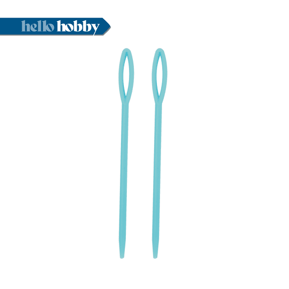 Hello Hobby Plastic Yarn Needles, 3.75 in, 2-Piece Set
