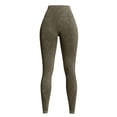thumbnail image 5 of VBVC Women's High Waist Seamless Leggings,Tummy Control Stretch Yoga Pants For Women,Ladies Butt Lifting Workout Trousers,Army Green,S-L, 5 of 8