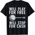 thumbnail image 1 of Banjo Musical Instrument Lover Humorous Musician Artistic Novelty Top,for unisex up to 3XL, 1 of 4