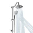 thumbnail image 2 of Akicon High Pressure Rain Shower Head with Handheld Spray Combo, Dual Shower Head with 6 Spray Modes, Rainfall Showerhead System with Adjustable Height Slide Bar for Bathroom, 3-Way Diverter, 2 of 5