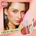 thumbnail image 2 of Aliver Liquid Blush, Soft Cream Face Blush,Natural Matte Finish Looking, Face Cream Blush Makeup Long-Lasting, Moisturizing Lightweight Blendable Feel - 1Pack, 2 of 10