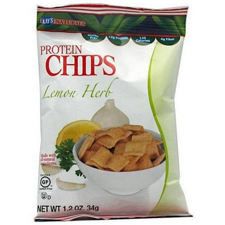Kay's Naturals Protein Chips, Lemon Herb