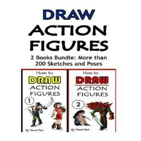 Draw Action Figures Action Figure Drawing 2 Book Bundle