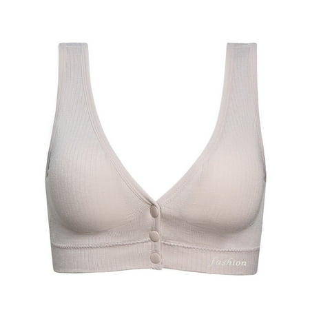 

〖WOJER〗Pregnant Women s Plain Color Bra Maternity Nursing Bras