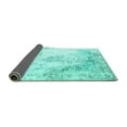 thumbnail image 2 of Ahgly Company Indoor Rectangle Persian Turquoise Blue Traditional Area Rugs, 2' x 3', 2 of 4