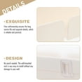 thumbnail image 5 of Amosfun 1Set White Wall Mounted Storage Box Adhesive No Punch Multipurpose Organizer for Home Bathroom Kitchen, 5 of 8