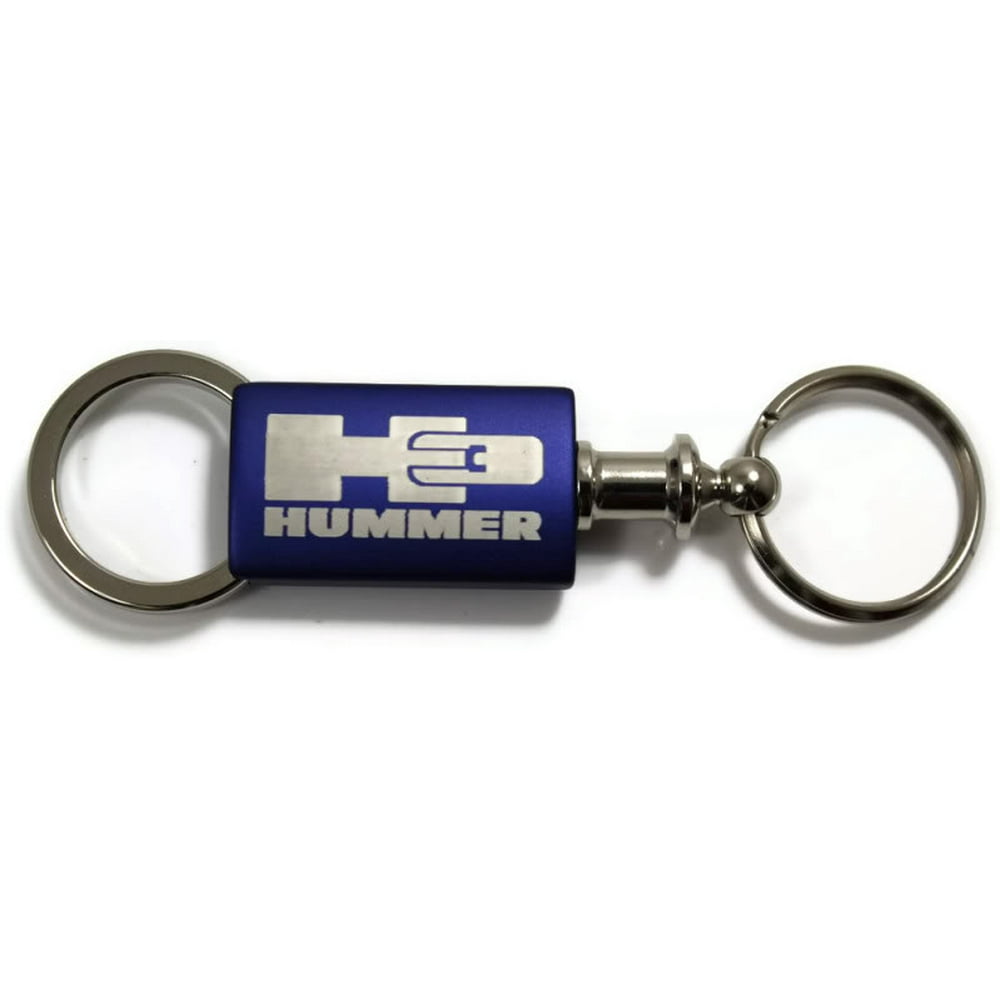 Hummer H3 Navy Blue Anodized Aluminum Valet Key Chain