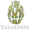 thumbnail image 2 of Cartoon Frog Hoodies Oversized Hoodie Couple Long Sleeve Cute Graphic Casual Hooded Sweatshirts, 2 of 5