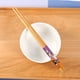 thumbnail image 5 of Palillos, 5 pares de palillos de bambú de estilo familiar japonés Caja de regalo Chop Sticks Set Maid Pattern Notched EOTVIA No, 5 of 6