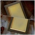 thumbnail image 3 of LEEYNEER 13 cm x 17 cm Khaki Led Picture Frame, 3 of 6