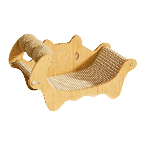 Sillón para gatos con 3 bolas rascadoras, tumbona para mascotas, silla de playa para gatos, gatitos, perros, animales pequeños y gatos domésticos.