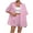 Pink, variant on Loungewear for Women Gift for Girlfriend Casual 2 Piece Tracksuit Sets Spring Summer Oversized Short Sleeve Striped Button Down Shirts High Waist Shorts Outfit Set