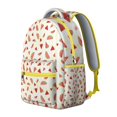 thumbnail image 2 of Fresh Watermelon Pattern School Bag Geometric Watermelon Print Backpack with Cute Summer Fruit Vibes for Students and Tropical Lovers, 2 of 6