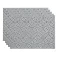 thumbnail image 1 of FASÄDE Rings Cashmere 18in x 24in Decorative Vinyl Backsplash Panel (5 Pack), 1 of 4