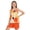 Orange, variant on Cethrio Girls Summer Outfit Sets, 2 Piece Sleeveless Knitting Cotton Casual Girls Clothing sets Orange Size 8