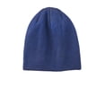 thumbnail image 1 of Port Authority Rib Knit Slouch Beanie OSFA Radiant Royal/ Iron Grey Autoridad Portuaria SNM-1178473, 1 of 1