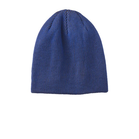 Port Authority Adult Unisex Rib Knit Slouch Beanie Radnt Roy/I Gy One Size Fits All