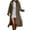 Khaki, variant on Goindgs Womens Jacket Casual Coat Winter Long Sleeve Solid Color Warm Thick Hooded Cardigan with Pockets Jacket Outerwear Coat Brick Red-L