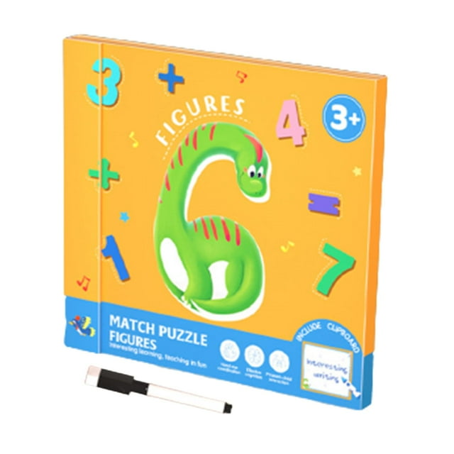 Juego de rompecabezas de combinación para niños pequeños de 1 a 3 años, educativo, regalos para niños 3 Número