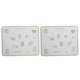 thumbnail image 1 of 2pcs Coffee Mat Prevent Movement Absorbent Coffee Bar Mat Vibration Dampening Waterproof Coffee Maker Mat for Countertops 30x40cm/11.81x15.75in, 1 of 5