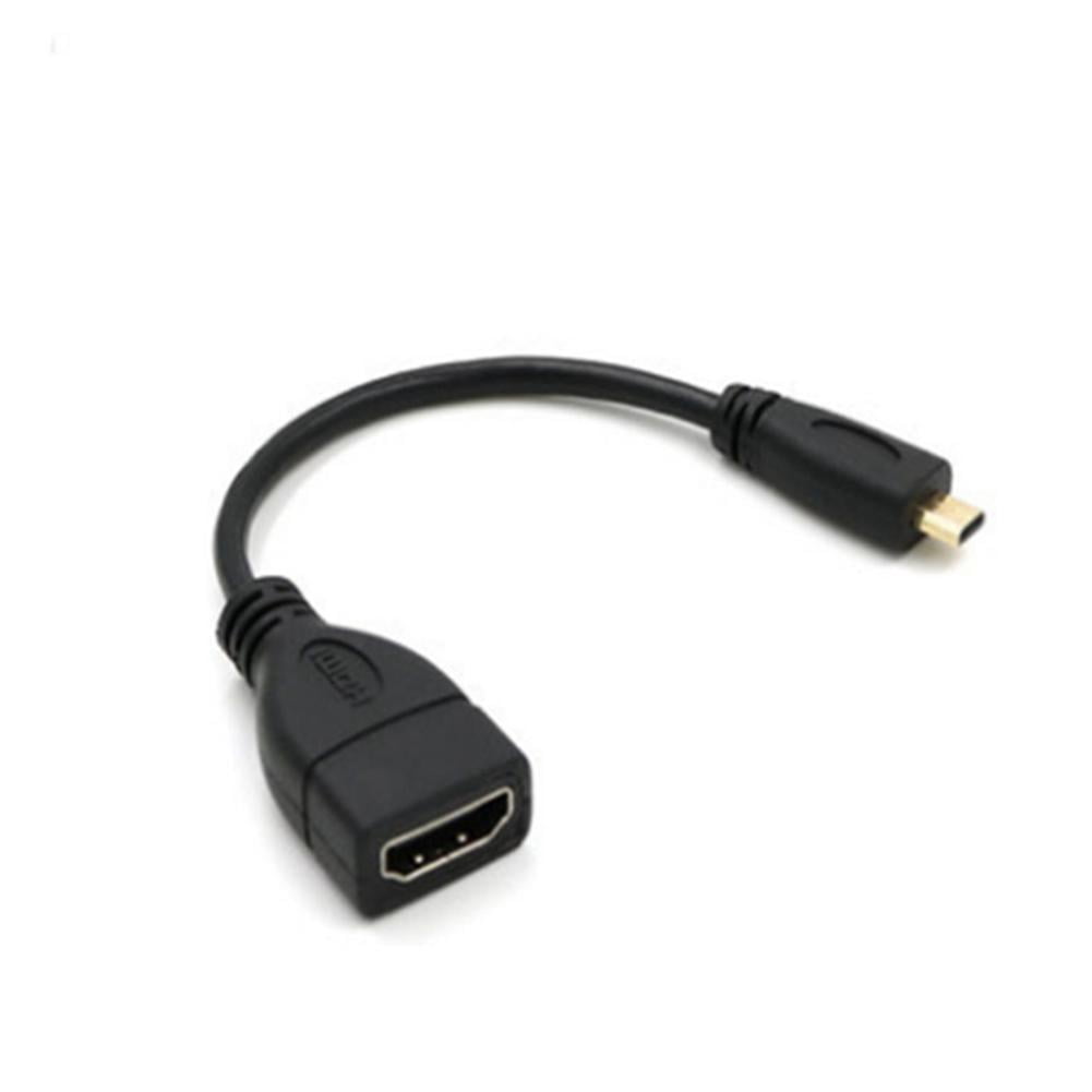 Micro to HDMI-Compatible Adapter Cable, 4K 60Hz, 15cm (6-inch) Short Cord for Raspberry Pi 5/4, Camera, Tablet, HDTV