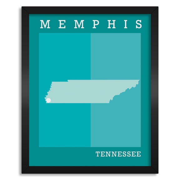 Second Story Collection, Memphis 16x20 Straight Fit Framed Canvas