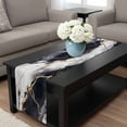 thumbnail image 4 of Marble Black Table Runner 36 Inches Long, Abstract Gold White Brick Stone Motif Kitchen Coffee Dining Table Decoration for Home Party Birthday Wedding Home Decor 13x36 Inches, 4 of 8