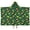 DarkGreen Cartoon Dinosaurs Eggs Pattern, variant on DarkGreen Cartoon Dinosaurs Eggs Pattern Hooded Bath Towel Wrap for Teens Ages 3 To 12, Soft Lightweight Quick Dry Microfiber Bath Beach Pool, 50"x30"