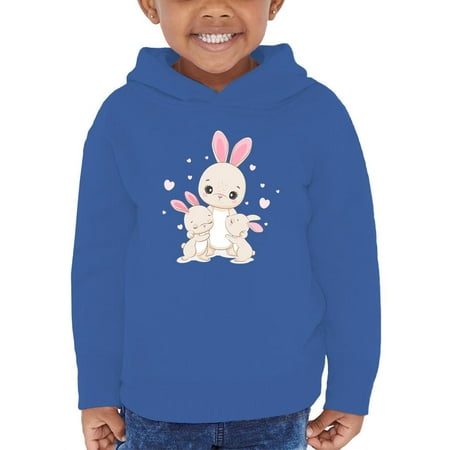

Bunny Mom And Babies Hoodie Toddler -Image by Shutterstock 4 Toddler
