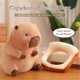 thumbnail image 5 of Lindo peluche de capibara con pan Kawaii Suave muñeco de peluche de capibara Almohada de animales de peluche de capibara Juguetes, 5 of 5