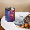 thumbnail image 3 of 12oz Coffee Tumblers Colorful Tie Dye Pattern Stainless Steel Vacuum Insulated Travel Tumbler Coffee Cups Mug with Lid and Straw with Cleaning Brush for Cold & Hot Drinks, 3 of 5