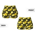 thumbnail image 3 of Rocae Geometric Pattern with Bee for Women's Quick-Dry Running Shorts,Ladies Active Athletic Apparel Yoga Workout Gym Running Volleyball Spandex Shorts Small, 3 of 9