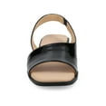 thumbnail image 6 of Journee Womens Brinsley Croco Texture Sling Back Flat Sandals, Widths Available, 6 of 9