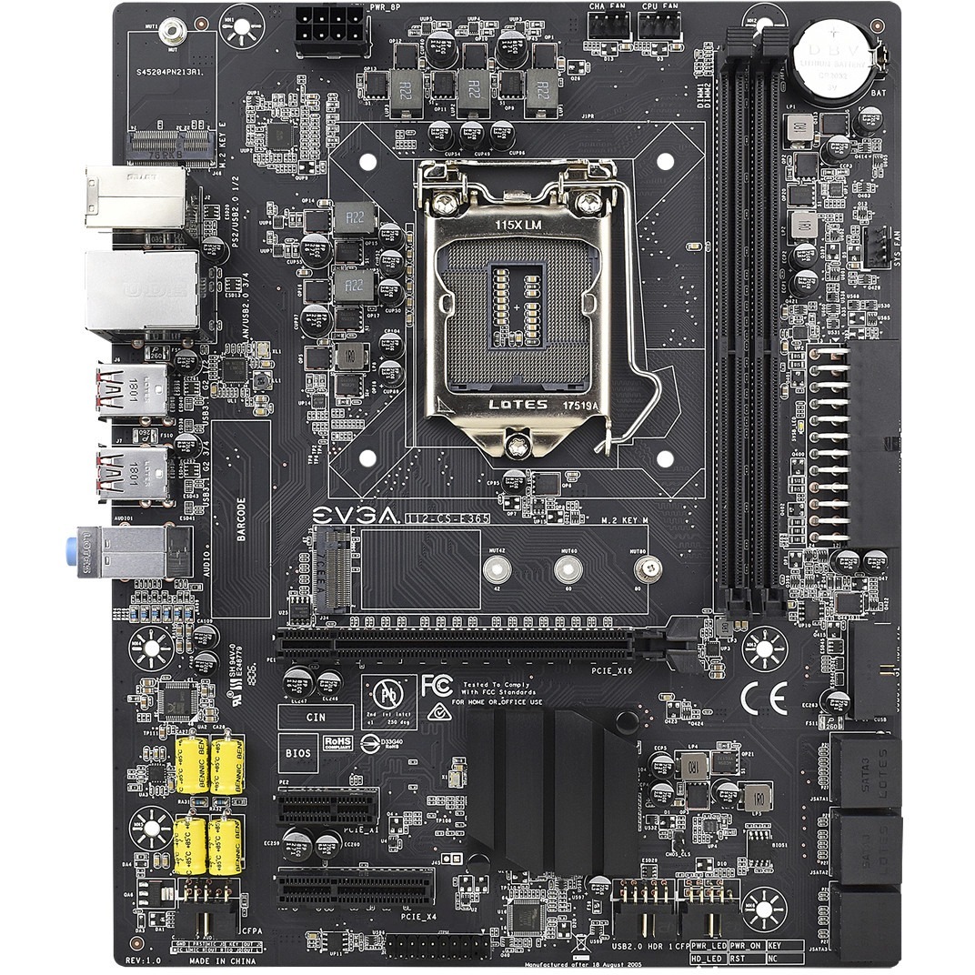 EVGA B360 Micro Gaming Desktop Motherboard, Intel B360 Chipset, Socket
