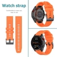 thumbnail image 2 of Correa de silicona suave para reloj inteligente pulsera deportiva de 22mm Kuymtek a prueba de sudor para Garmin Fenix 7, 2 of 7