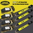thumbnail image 2 of Paquete de 4 correas de amarre para coche, KJE, para remolques de 10 pies y 10 000 libras, 2 of 6