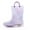 Starry Sky, variant on Kushyshoo Kids Light up Rain Boots Blue Purple Glitter Little Girls Shoes Size 2