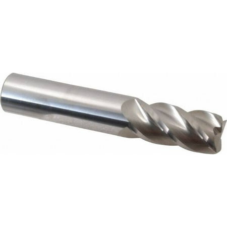 

Accupro 3/4 Diam 4 Flute Single End Solid Carbide 0.015 Corner Radius End Mill Uncoated 4 OAL 1-1/2 LOC 3/4 Shank Diam 40° Helix RH Cut RH Flute Centercutting