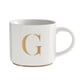 thumbnail image 1 of Taza para Café de Iniciales Oro de 500ml LuckyLy, Letra A dorado 500 ml, 1 of 8