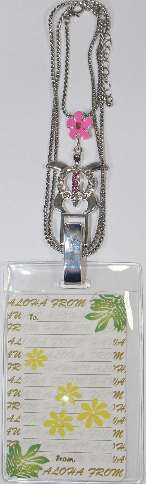 Souvenir Lanyard Honu Charm Landyard L/pink 082
