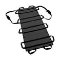 thumbnail image 2 of Wswqop Portable Household Soft Stretcher Anti Patient Mover Canvas Foldable Stretcher Black shoulder strap, 2 of 7