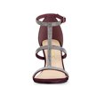 thumbnail image 6 of BLISSFUL STEP Women's Rhines Ankle Strap Stiletto High Heels Sandals, 6 of 7