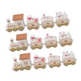 thumbnail image 3 of Mini  Decor Set, Small  Christmas Decorations Safe Reliable Durable 3 Sets Plastic  For Cake Red,Green,White, 3 of 8
