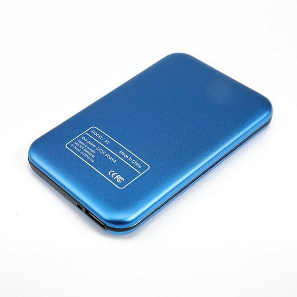 Aluminum Alloy USB 3.0 to SATA External Hard Drive Disk Enclosure 500G 1T 2T for EXFAT WIN Stystem blue