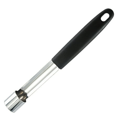 

Etereauty 2pcs Stainless Steel Easy Fruit Core Remover Apple Corer Separator Kitchen Gadgets Tools (Black)