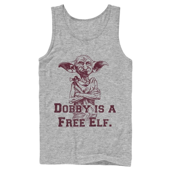 Mens Harry Potter Dobby is a Free Elf Tank Top